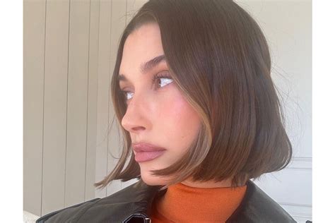 Jon Kopaloff. Hailey Bieber has swapped her signature waist-skimming brunette hair for a sleek, blunt bob that grazes her shoulders. Unsurprisingly, given the furore it's creating on social media today, this cut is already shaping up to be the most requested hairstyle of 2023. Hailey Bieber / Instagram. Hailey Bieber chose to debut …
